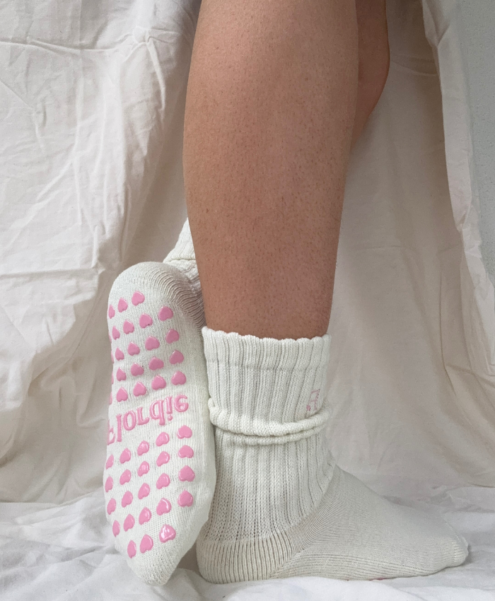 Scrunch Sock | Cream