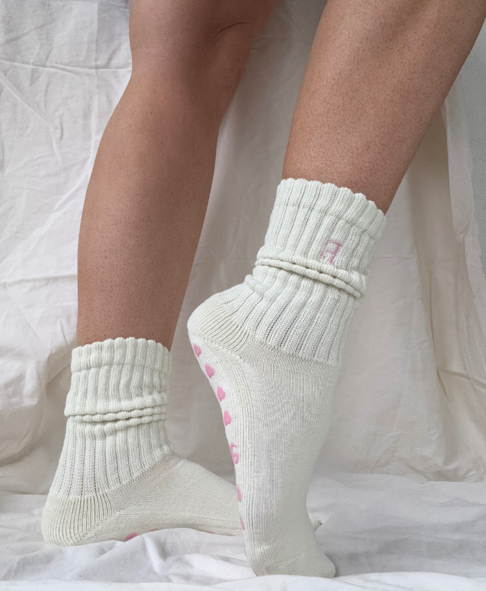Scrunch Sock | Cream